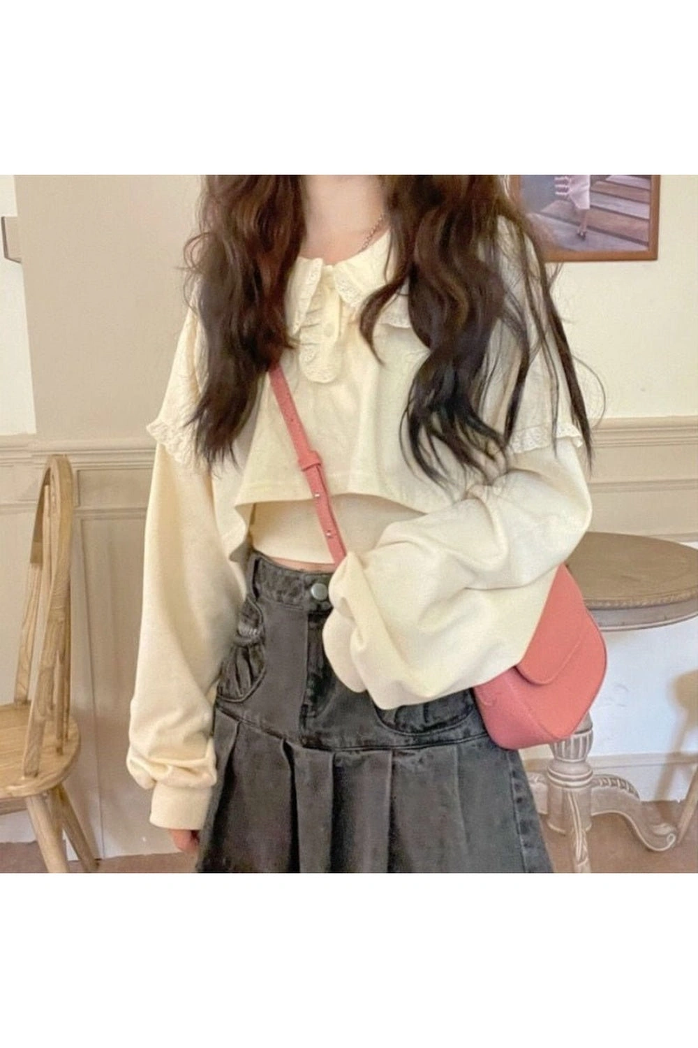 Lace Kawaii Cute Blouse